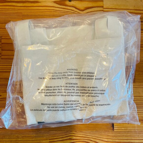 NWT Clare V. Fin Canvas Tote - Picture 4 of 4